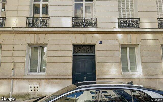 Façade : 61 rue Jacques Dulud, Neuilly-sur-Seine