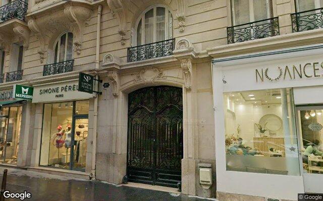 Façade : 17 rue de Chartres, Neuilly-sur-Seine