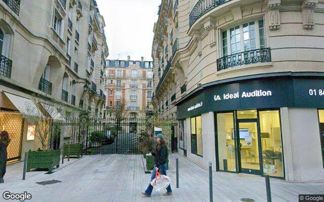 Façade : 2 rue Rigaud, Neuilly-sur-Seine